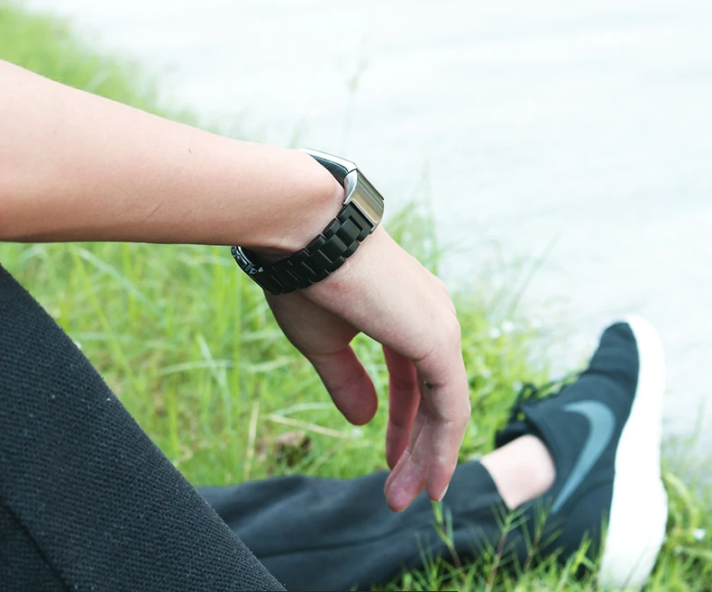 SIKAI ремешок для часов Huami Amazfit Cor браслет из нержавеющей стали ремешок для часов Huami Amazfit Cor ремешок