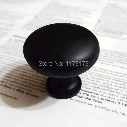 

Kitchen cabinet knob handle Black drawer dresser knob pull 30mm black cupboard bedside table furniture door handles knobs pull