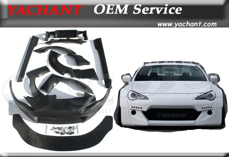 Автомобильный Стайлинг СТЕКЛОВОЛОКНО FRP автомобильные кузова наборы Подходит