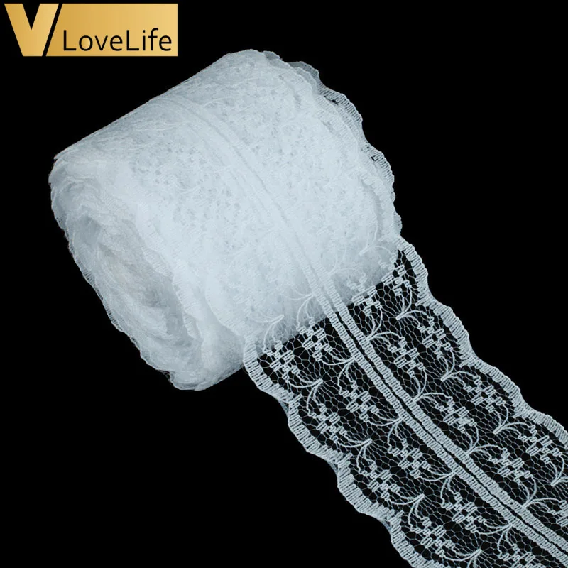 10 ярдов/партия кружевная ткань шириной 45 мм | Дом и сад