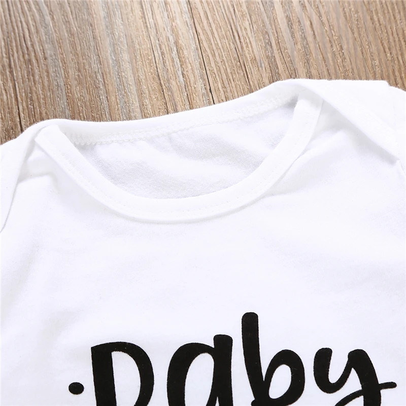 3PCS Baby Unisex Cartoon Clothes Set Fall Newborn Boy Girl Romper Beer Print Pants Outfits 2017 New Bebes Kids Clothing | Детская одежда