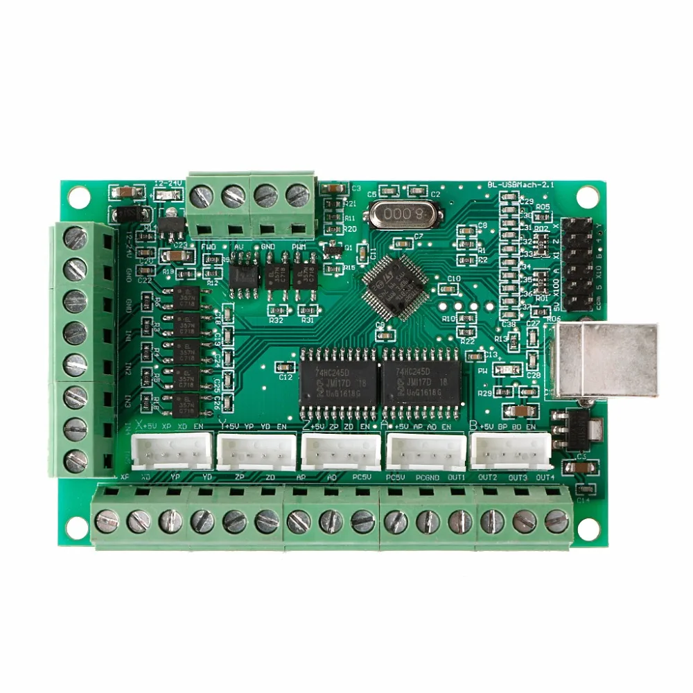 ЧПУ USB MACH3 100 кГц коммутационная плата 5 Ось Интерфейс драйвер контроллер