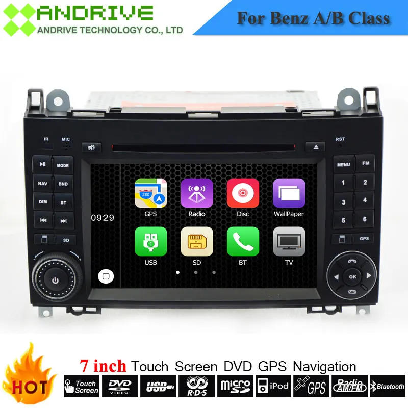 Авто Радио dvd мультимедиа для Mercedes/Benz/Sprinter/W209/W169/B200/A class/W169/B class/W245/B170 с gps