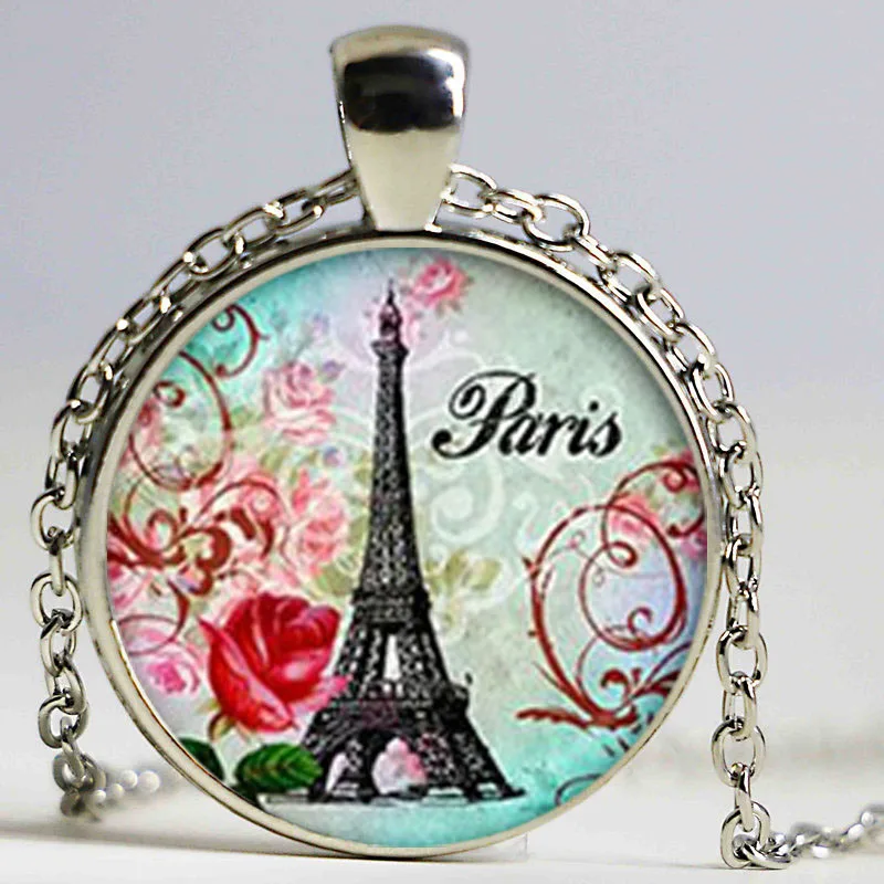 Эйфелева башня с подвеской в форме колье кулоном ожерелье для женщин ювелирные