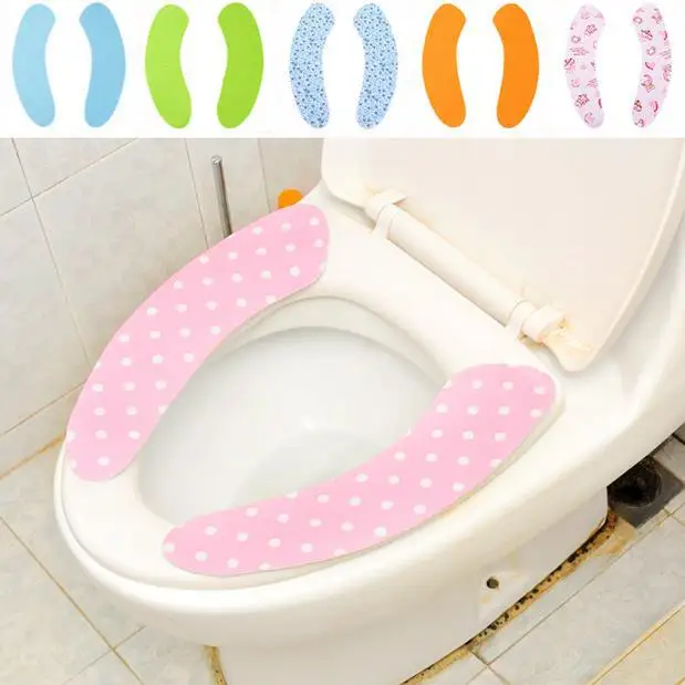 5 пар/партия наклейка на сиденье унитаза|padded seat cover|cover flippadded toilet cover |