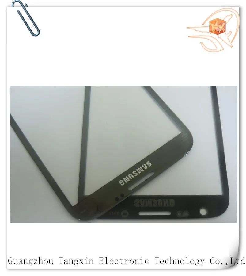 5.5 дюйм(ов) переднее стекло для Samsung Note2 N7100 высокое качество бесплатная доставка |