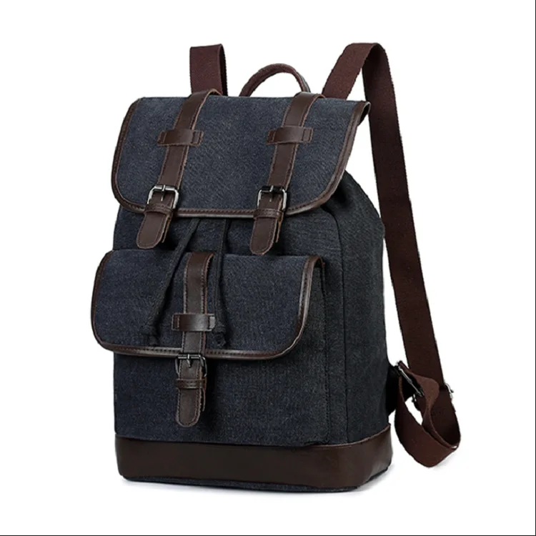 

MCO men's canvas backpack Male school Luggage Shoulder Bag Computer Backpacks Men Versatile Bags large capacity travel backpack