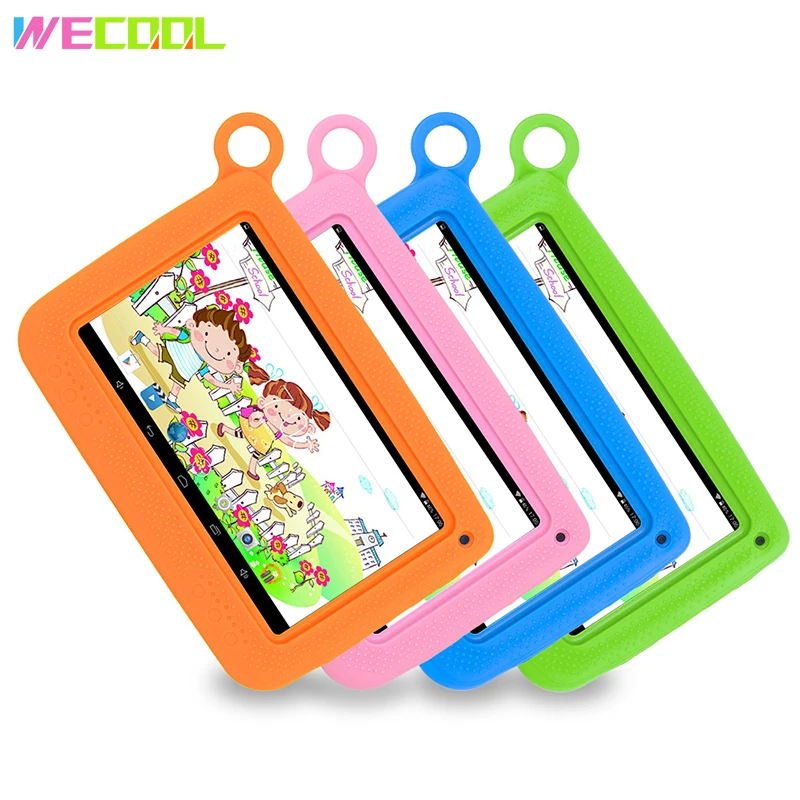 7 дюймовый детский планшет WeCool с силиконовым кронштейном чехол на Android 4