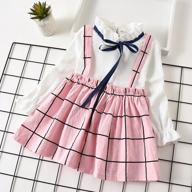 Baby Girls Clothing Spring Toddler Dress Cotton Full Sleeve Girl Plaid Kids Clothes | Детская одежда и обувь