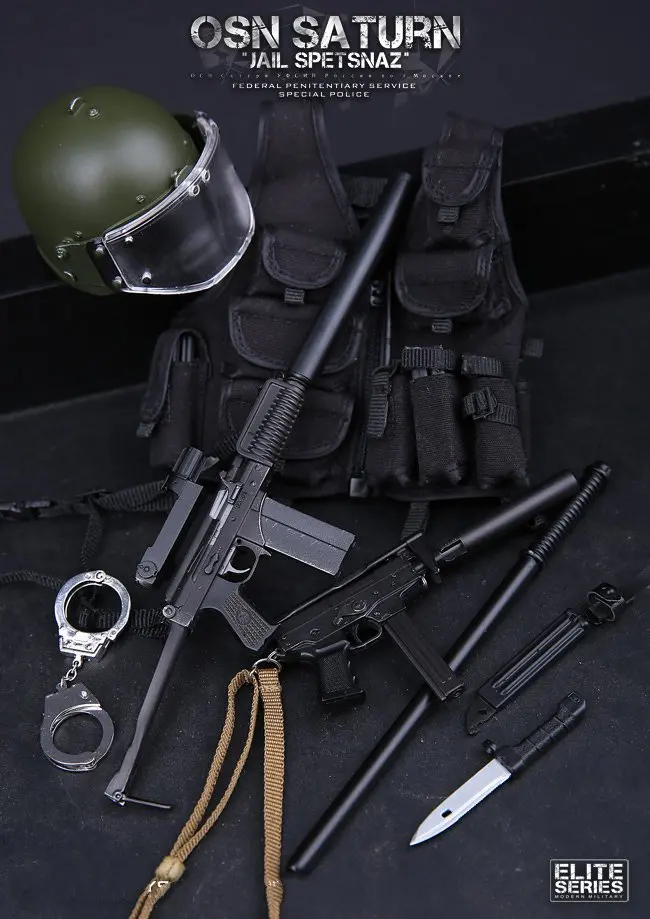 ESTARTEK DAM 78024 OSN Saturn Jail spesnaz FSIN специальная полиция коллекционная экшн фигурка 12
