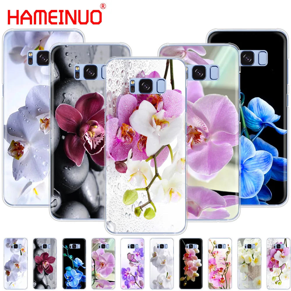HAMEINUO цветы орхидеи красочный чехол для сотового телефона Samsung Galaxy S9 S7 edge PLUS S8 S6 S5 S4