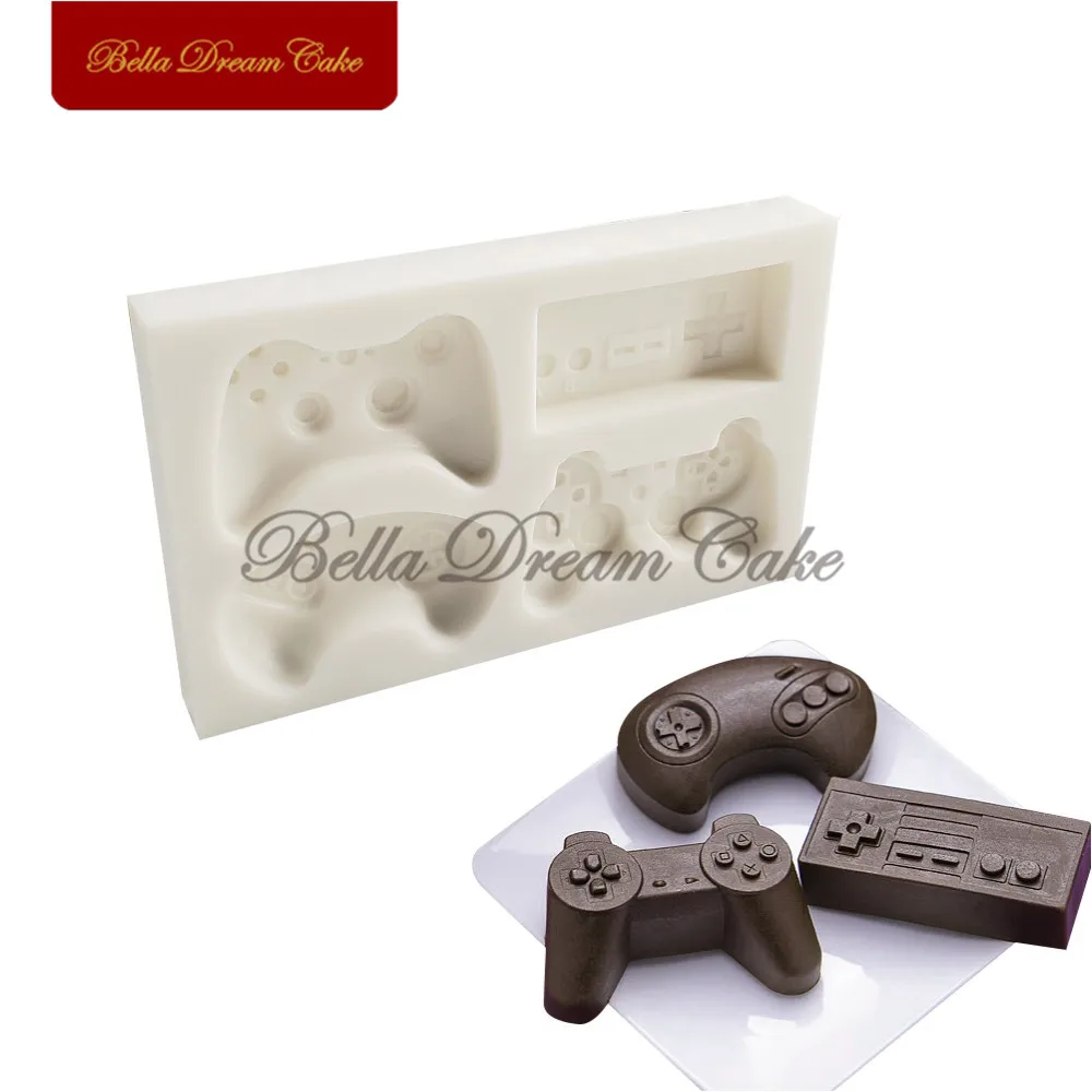 AK Sugarcraft игровой контроллер форма силиконовая геймеры подарок помадка шоколад из