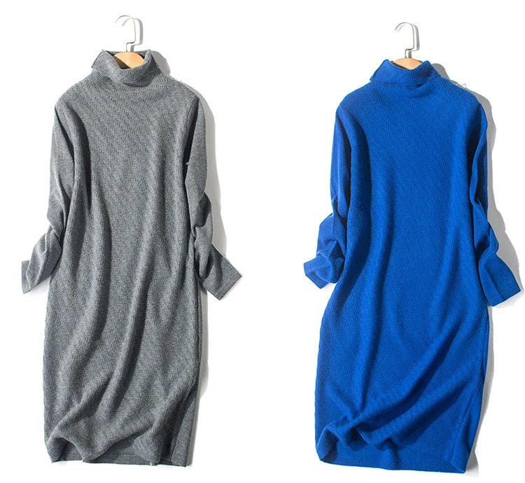 Женский длинный кашемировый пуловер бежевая водолазка Размеры M/L/XL 100% | Женская