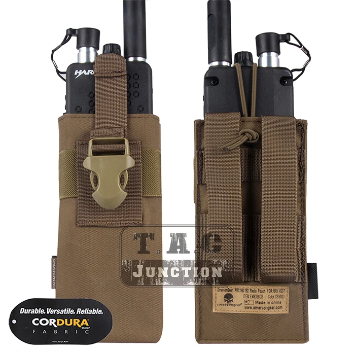 Emerson тактический Чехол для радио MBITR PRC148 152 с Molle ремнем EM8336 EMERSONGEAR MOLLE Чехол для радио JPC, AVS. CPC жилет