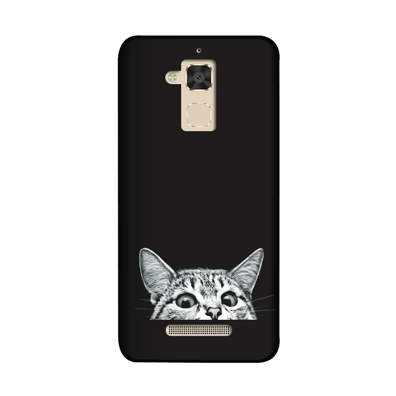 As picture showing Мягкий чехол PENSEN из ТПУ для Asus Zenfone 3 Max ZC520TL 5,2 дюймов, чехол, матовый чехол с рисунком s для 3 Max ZC520TL, милый чехол с котом - Цвет: As picture showing