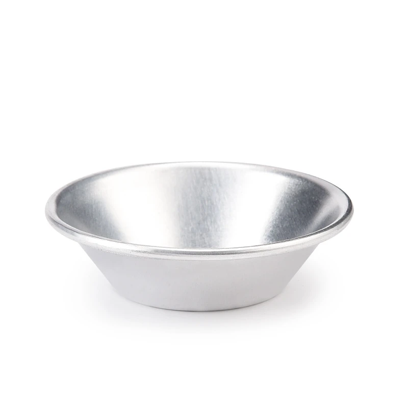 

12x Egg Tarts Cup Round Chesse Mould DIY Jelly Pudding Muffin Molds Flat Bottom Food Grade Aluminium Alloy Baking Tools