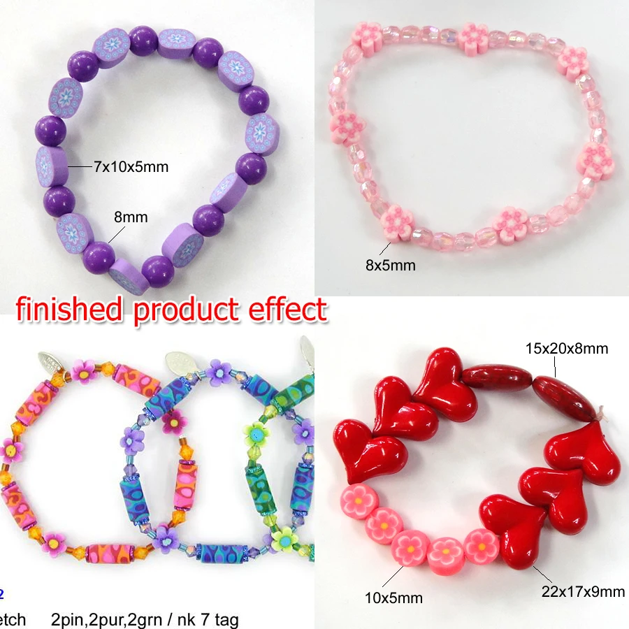 Бусины разделители с имитацией фруктов 50 шт./лот 10 мм|earring and necklace holders|bead neclacebeaded