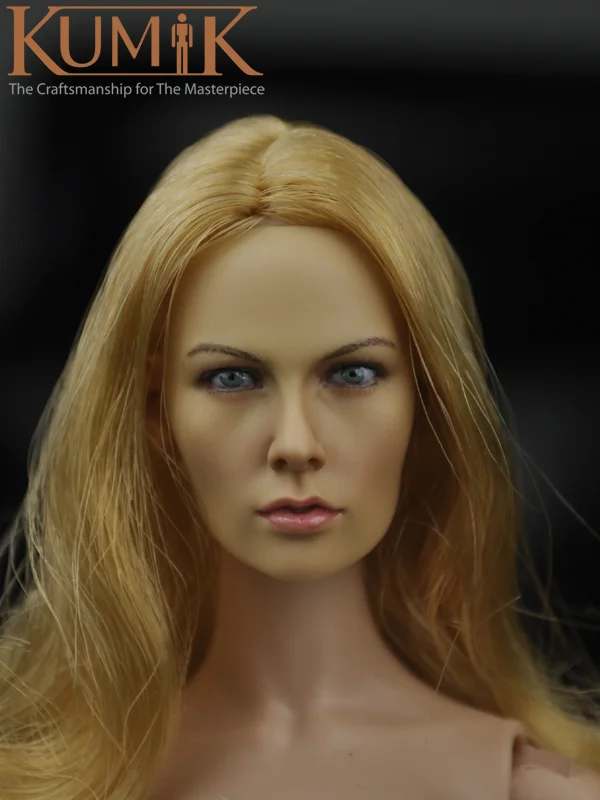 KNL HOBBY KUMIK 1/6 женщина-солдат лепка для экшн-фигуры из светлых волос в европейском и