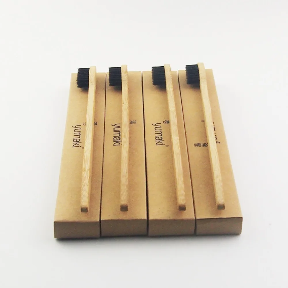 Зубная щетка из 100% бамбукового волокна 12 шт. | Красота и здоровье