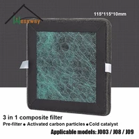 11511510mm filter activated carbon cold catalyst composite filter with air purifier