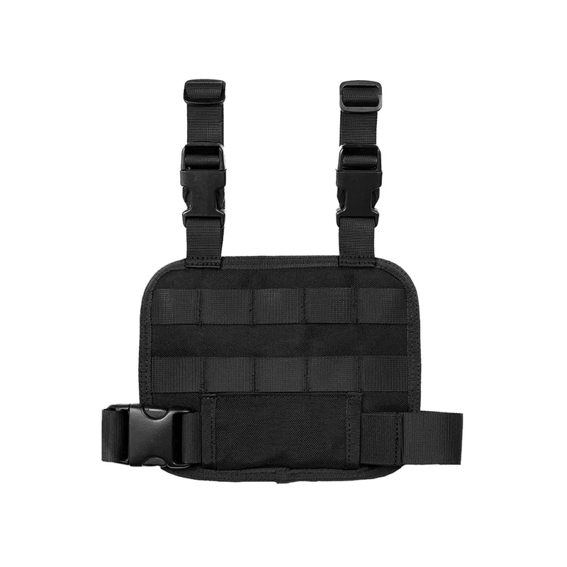 OneTigris 1000D нейлон MOLLE Тактические падения ноги платформы для охоты/Пейнтбол/страйкбол кобура платформы с быстроразъемной пряжкой - Цвет: Черный