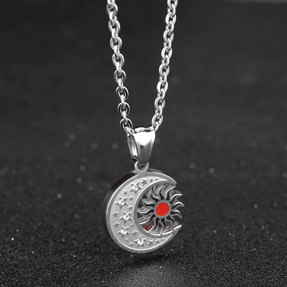 OPK индивидуальная Подвеска от солнца для мужчин Классическая нержавеющая сталь +