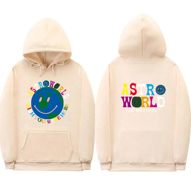 Разноцветные толстовки ASTROWORLD для мужчин и женщин модная уличная одежда свитшот