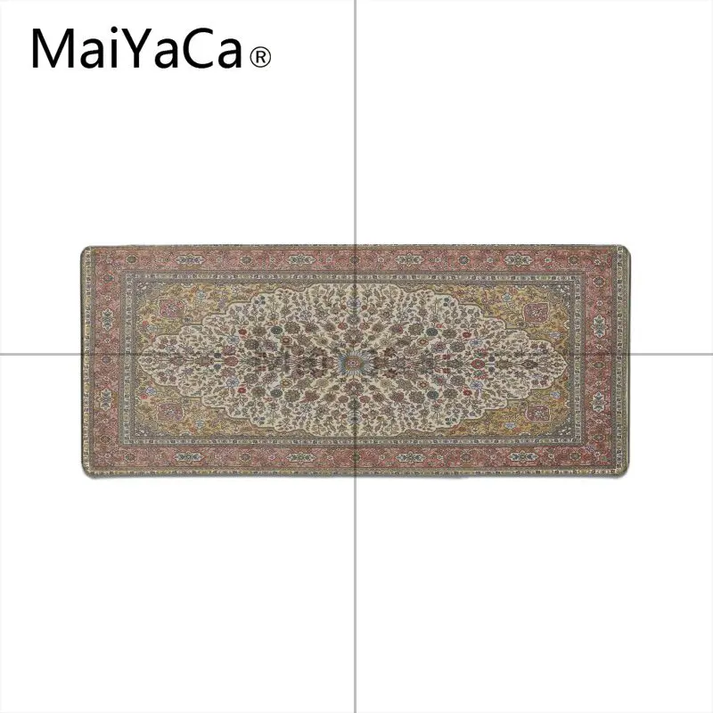Lock Edge 40X90cm MaiYaCa принтованный персидский ковер для ноутбука, игровой коврик для мыши, коврик для мыши с рисунком аниме, большой размер, игровой коврик для мыши - Цвет: Lock Edge 40X90cm