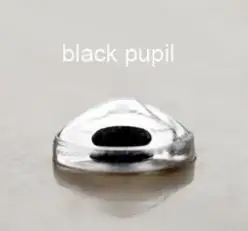 black pupil 25 пар SD DD BJD глаза куклы 10 мм 12 мм 14 мм 16 мм 18 мм 20 мм акриловые под давлением DIY глаза макияж материалы куклы аксессуары - Цвет: black pupil