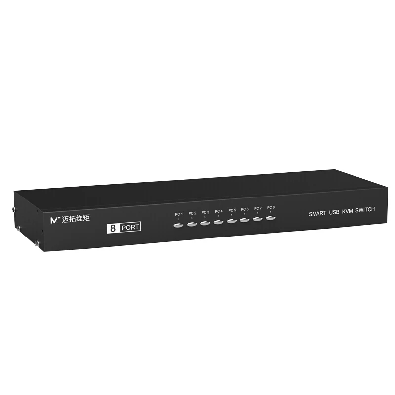 Коммутатор vga-kvm с 8 портами хостов 1 монитор настольным контроллером пультом