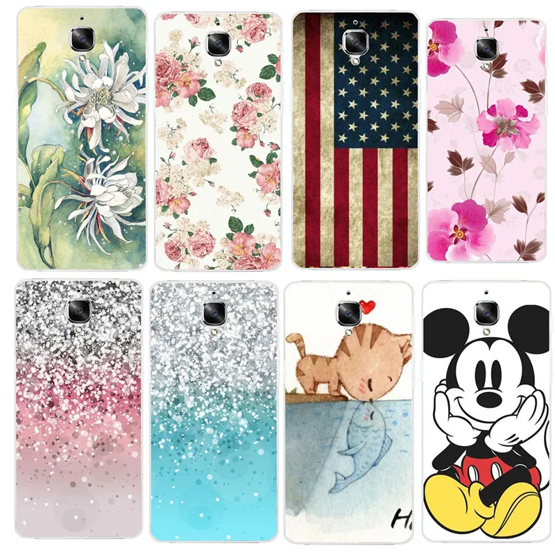 Силиконовый чехол One Plus 3 из мягкого ТПУ для OnePlus 3T OnePlus3 A3000 5 A5000 Роскошный задней