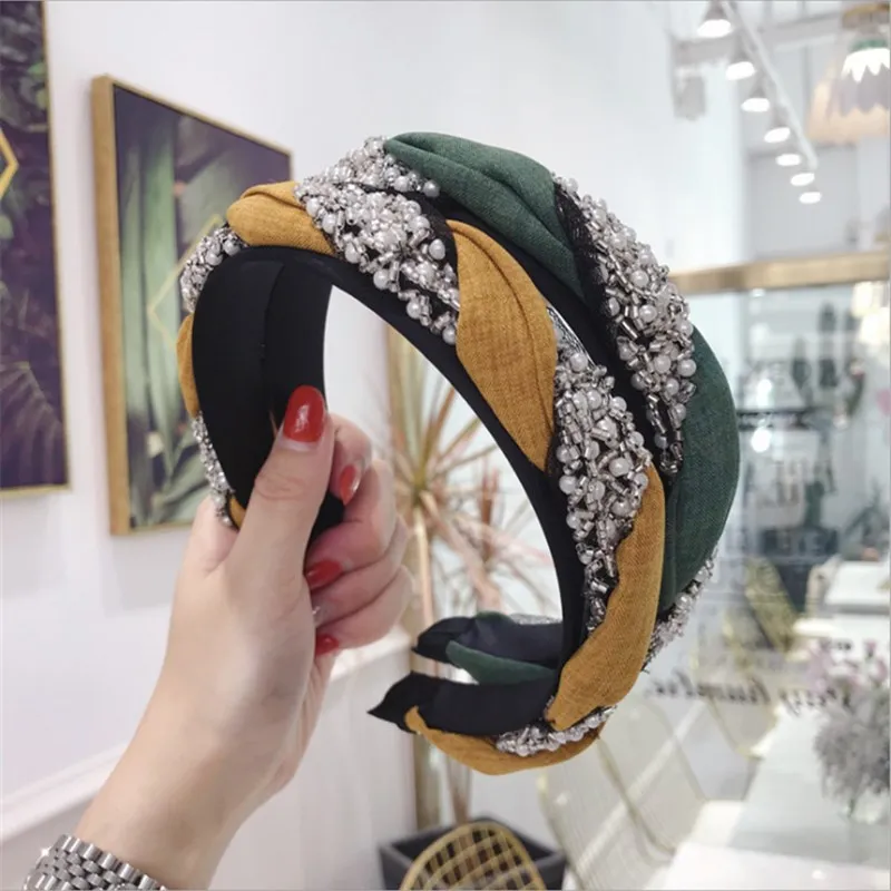 Высококачественные аксессуары для волос Женская повязка на голову с цепочкой из