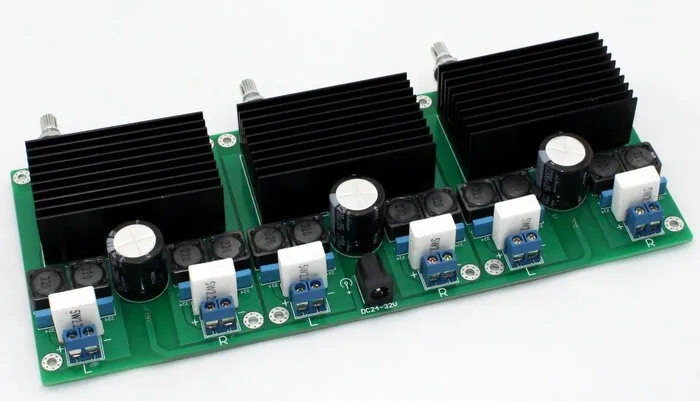 6 канальная Плата усилителя TDA7498/плата цифрового класса D DC24V 5A|amplifier board|digital amplifier
