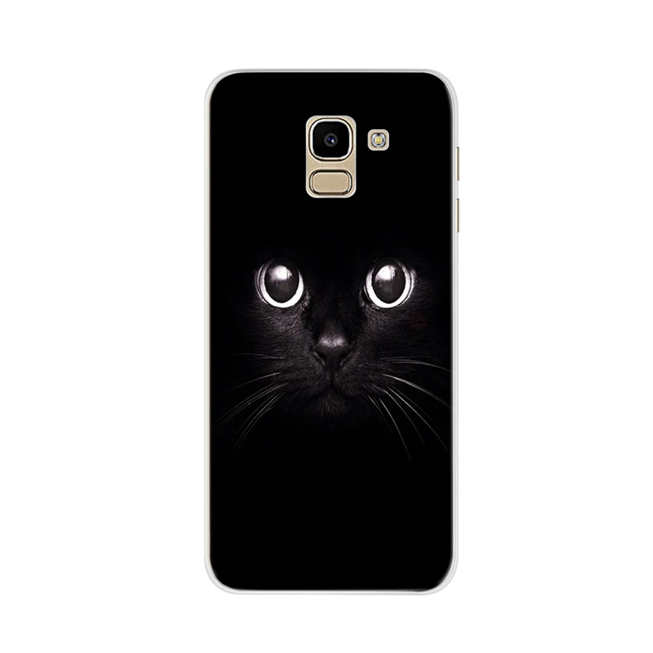 Чехол для samsung Galaxy J6 Plus чехол J600F J610F Мягкий силиконовый чехол для телефона для samsung J6 чехол Funda Bumper - Цвет: Розовый