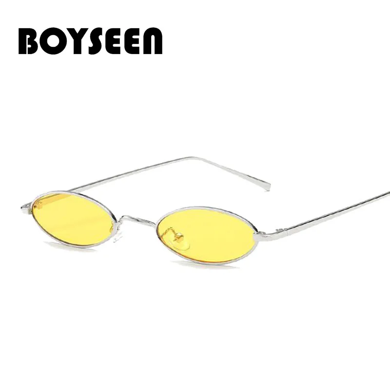Мужские и женские очки BOYSEENY классические солнцезащитные в металлической оправе