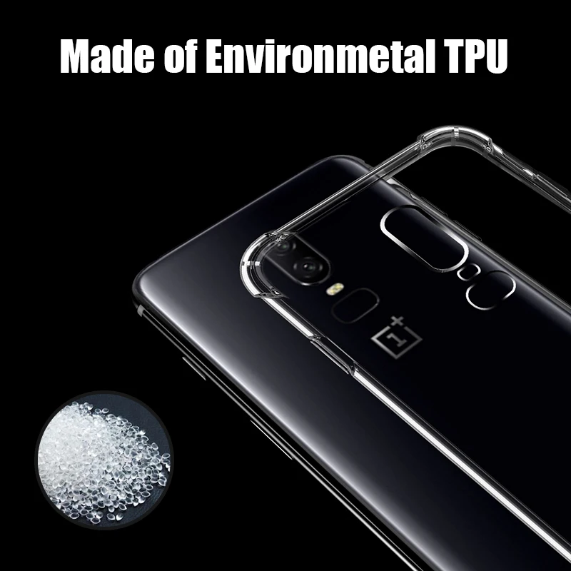Чехол для Oneplus 6 [воздушная подушка] военная защита чехол из ТПУ противоударный