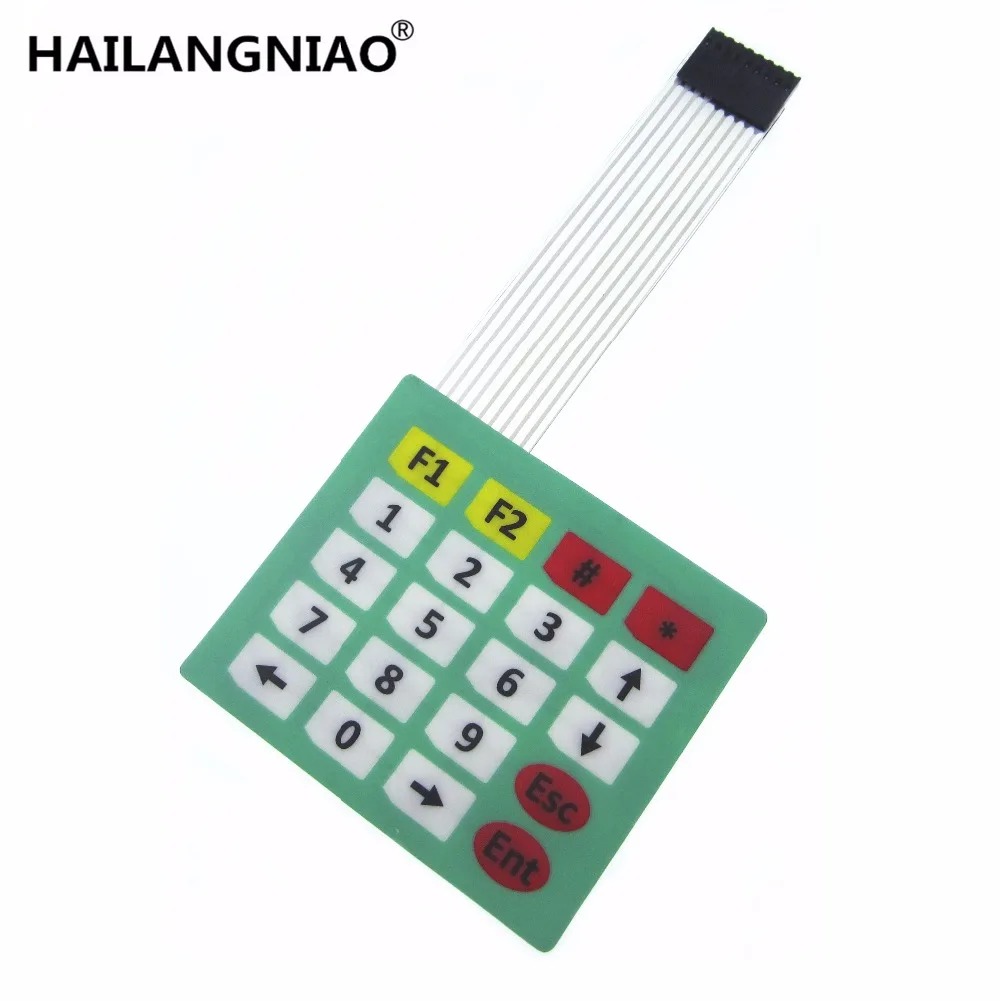 10PCS/LOT 4x5 Matrix Array 20 Key Membrane Switch Keypad Keyboard 4*5 Keys NEW | Электроника