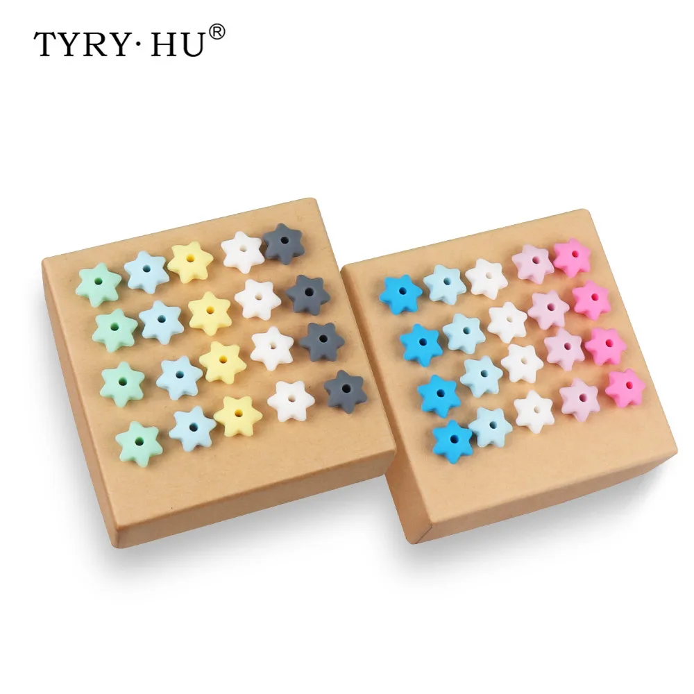 Cuentas de silicona para mordedor de beb&eacute;, accesorios para dentici&oacute;n, juguetes para hacer lentejas, producto para el cuidado de los dientes infantiles, 50 Uds.-0