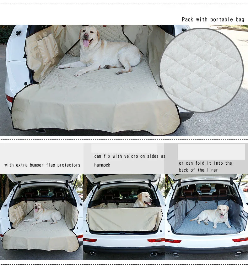 Dual-Use SUV Dog Cargo Liner Pet Seat Cover Mat for Truck dog cargo cover Car Protector Barrier | Дом и сад