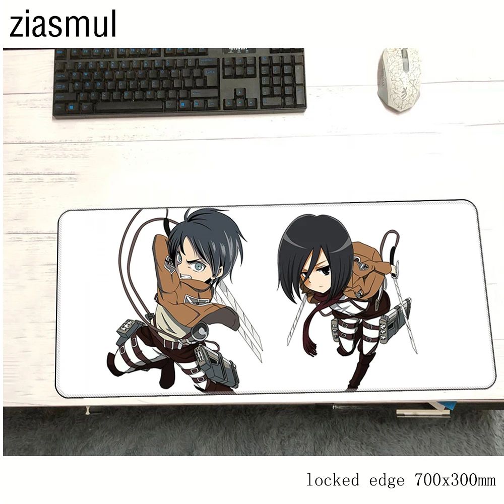 Коврик для мыши attack on titan padmouse 700x300 мм коврик notbook компьютерный модный игровой