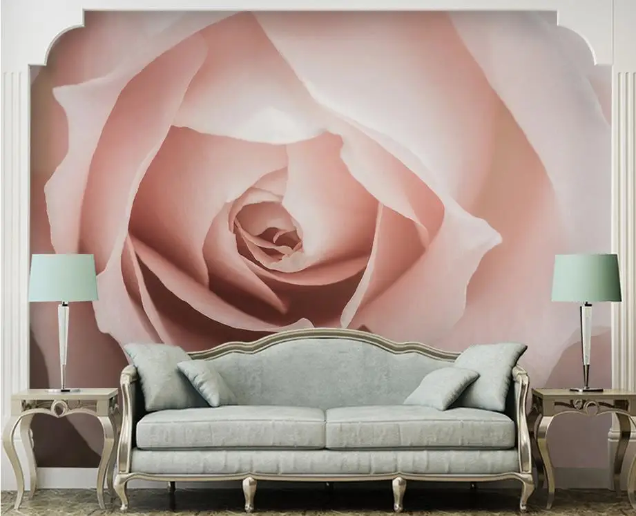 Индивидуальные обои для стен розы фотообои на заказ украшение дома ванной