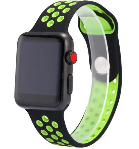 black green IWO bluetooth Смарт-часы серии 4 для Apple смарт-Браслет Фитнес браслет с шагомером датчик сердечного ритма спортивные умные часы - Цвет: black green