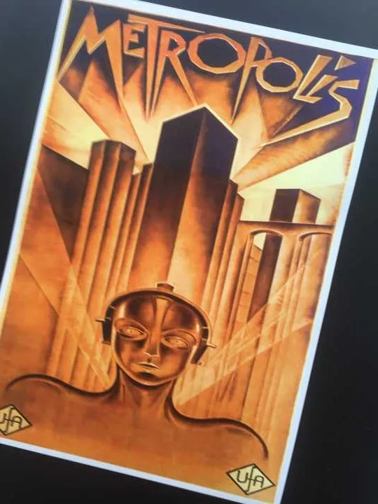 Мегаполис винтажная декоративная крафт-бумага постер сделай сам наклейка на