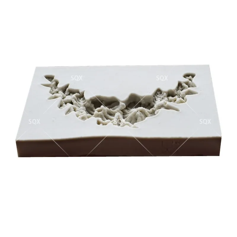 3D в виде вьющегося стебля с цветами торт формы силиконовые для тортов мыло сахара