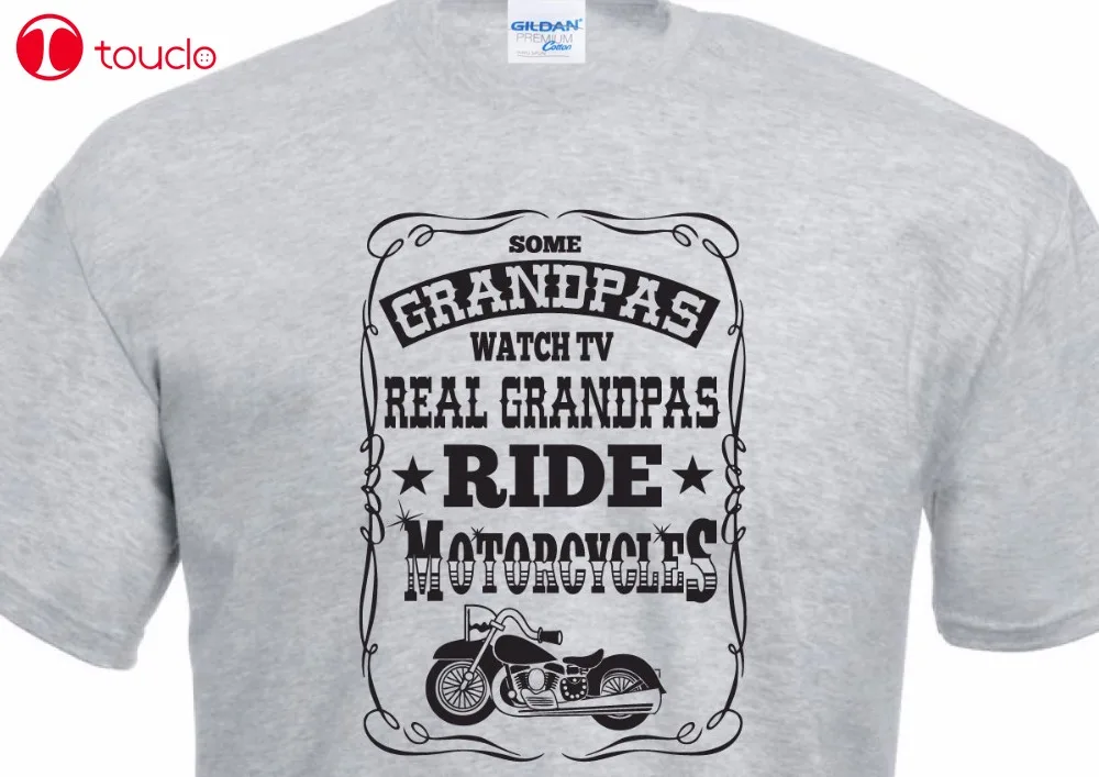 2019 футболка dressдедушка Байкерская до 3Xl Мотоцикл Байкер Grandpas Ride идеальный подарок