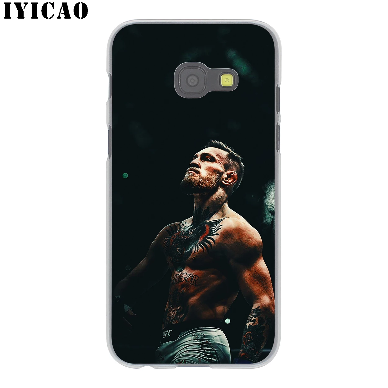IYICAO Conor McGregor черный Жесткий Чехол для Samsung Galaxy J6 J5 J1 J2 J3 J7 2017 2016 2015 Prime US EU версия |