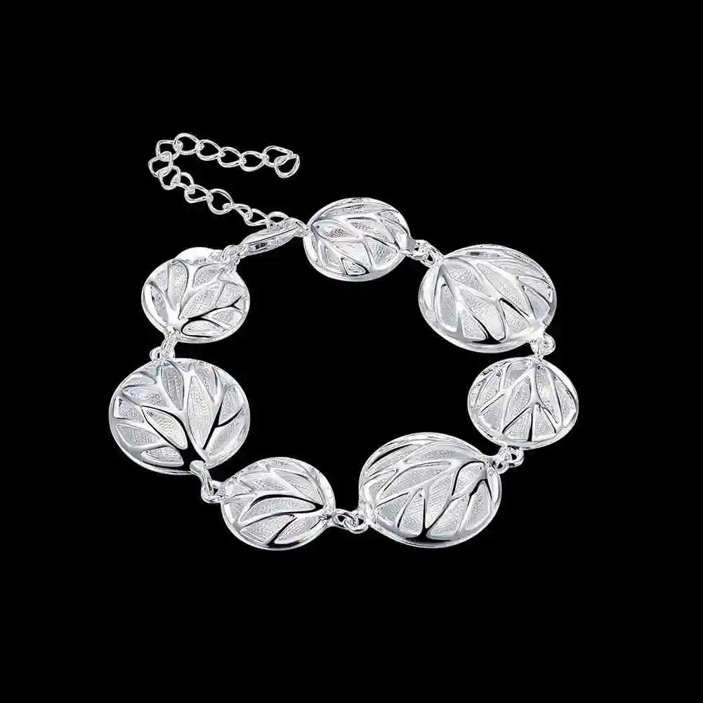 Женские браслеты с серебряным покрытием круглые песком | Украшения и аксессуары