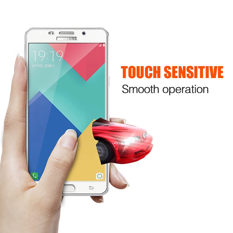 9H полное покрытие закаленное защитное стекло для Samsung Galaxy A3 A7 A5 2017 2016 защитная