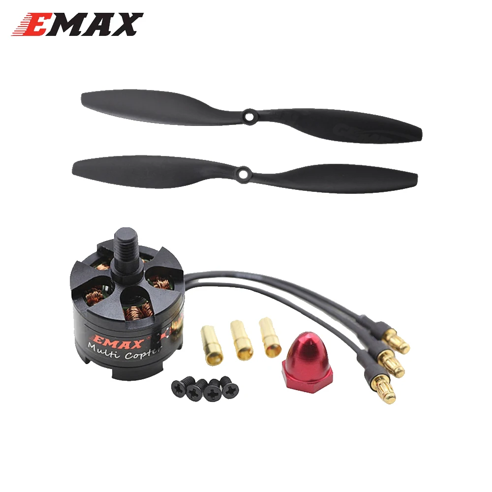 Emax MT2213 935KV 3-4S CW CCW Plus бесщеточный двигатель с винтом 1045 для F450 F550 X525 мультикоптеров