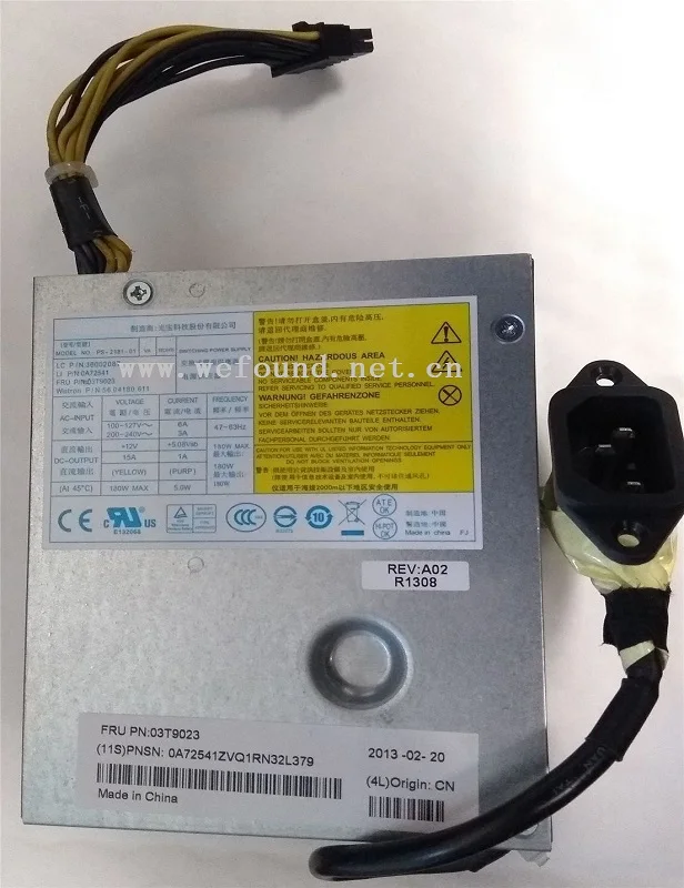 100% рабочий источник питания для PS 2181 01 S560 S590 S710 180W полностью протестирован|Блоки